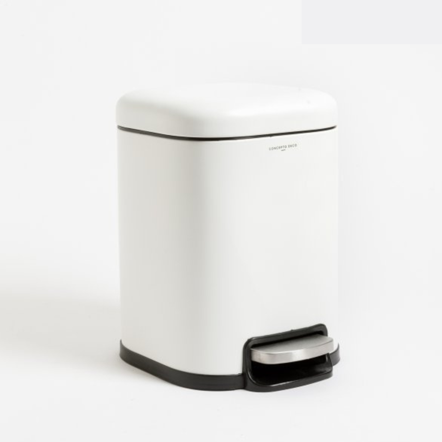 Tacho de basura blanco